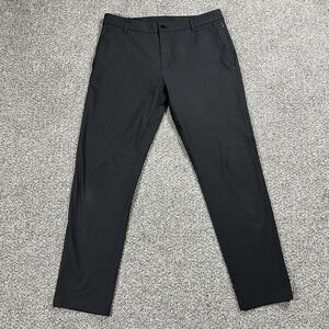 Lululemon Pants Mens 32x30 Black Commission Pant Warpstreme Stretch Office Chino